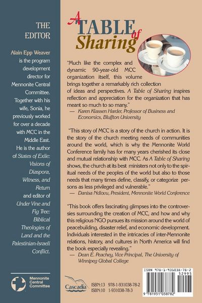 Produktbild: A Table of Sharing: Mennonite Central Committee and the Expanding Networks of Mennonite Identity