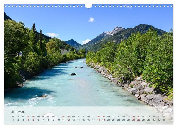 Produktbild: Alpenwelten-Zwischen Wetterstein und Karwendel (Wandkalender 2026 DIN A3 quer), CALVENDO Monatskalender