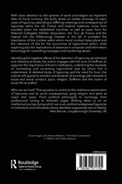 Produktbild: The Sociology of Hypocrisy