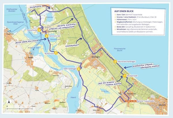 Produktbild: DUMONT Radelzeit an der Ostsee in Mecklenburg-Vorpommern