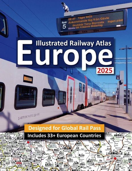 Produktbild: Interrail/Eurail Icon Illustrated Railway Atlas - Global Pass Edition