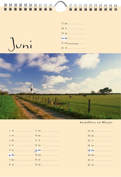 Produktbild: Sylt-die Insel 2027 A4 Kalender