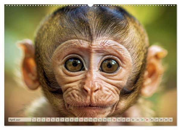 Produktbild: Babys der Wildnis (Wandkalender 2027 DIN A2 quer), CALVENDO Monatskalender