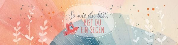 Produktbild: Glaswindlicht zur Firmung - So wie du bist, bist du ein Segen