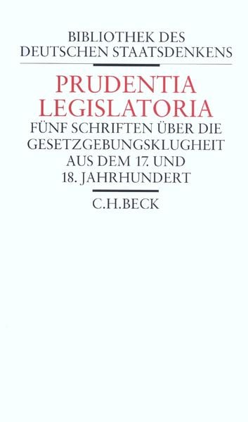 Produktbild: Prudentia Legislatoria