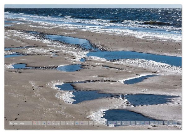 Produktbild: Amrum Gl&uuml;cksort (Wandkalender 2026 DIN A3 quer), CALVENDO Monatskalender