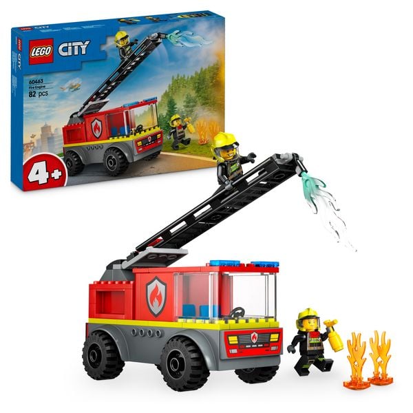 LEGO City Feuerwehrleiterfahrzeug - Feuerwehrauto Spielzeug 60463