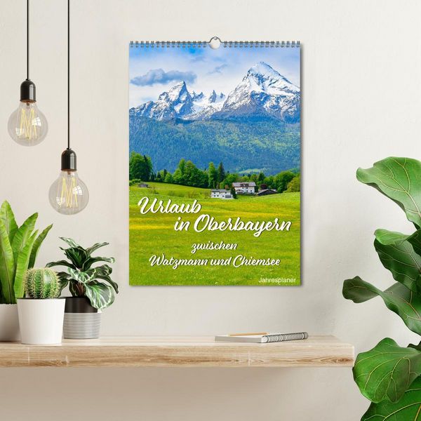 Produktbild: Urlaub in Oberbayern - zwischen Watzmann und Chiemsee (Wandkalender 2026 DIN A3 hoch), CALVENDO Monatskalender