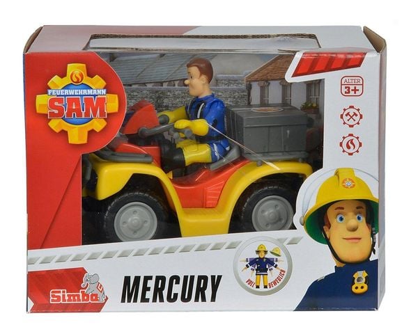 Simba - Feuerwehrmann Sam - Mercury-Quad mit Figur