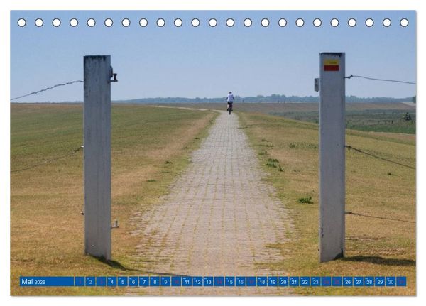 Produktbild: Blick auf Borkum (Tischkalender 2026 DIN A5 quer), CALVENDO Monatskalender