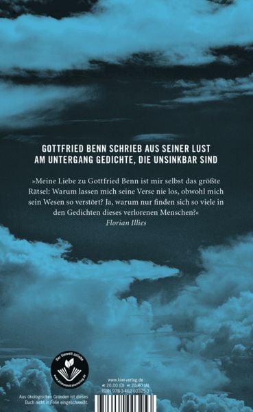 Produktbild: Florian Illies &uuml;ber Gottfried Benn