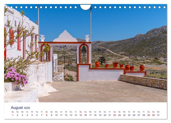 Produktbild: Insel Chalki (Wandkalender 2026 DIN A4 quer), CALVENDO Monatskalender