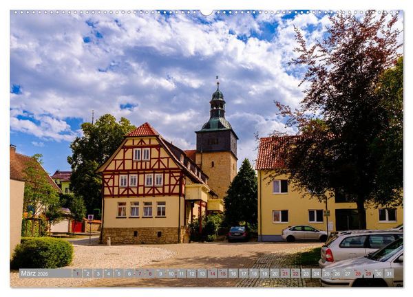 Produktbild: Ein Blick auf Leinefelde-Worbis (Wandkalender 2026 DIN A2 quer), CALVENDO Monatskalender