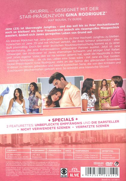 Produktbild: Jane the Virgin - Die komplette 1. Staffel [5 DVDs]