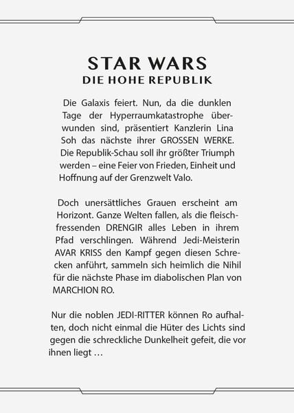 Produktbild: Star Wars: Die Hohe Republik - Am Rande des Gleichgewichts (Manga) 01
