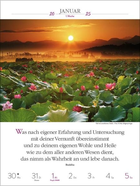 'Buddhistische Weisheiten 2025' - 'Korsch