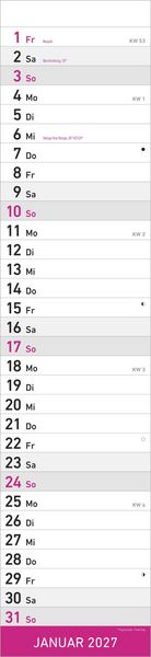 Produktbild: Streifenplaner PINK 2027