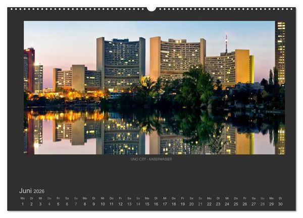 Produktbild: WIEN - EINE STADT VON WELT (hochwertiger Premium Wandkalender 2026 DIN A2 quer), Kunstdruck in Hochglanz