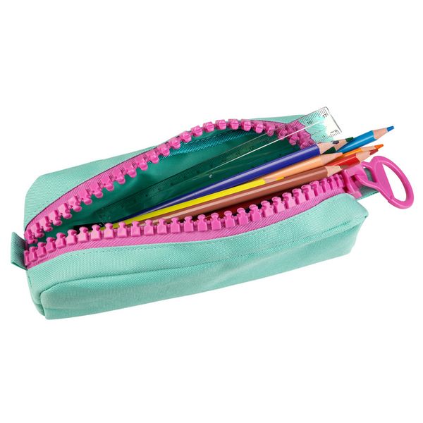 Produktbild: Idena Schlamperrolle Riesenzipper t&uuml;rkis/magenta
