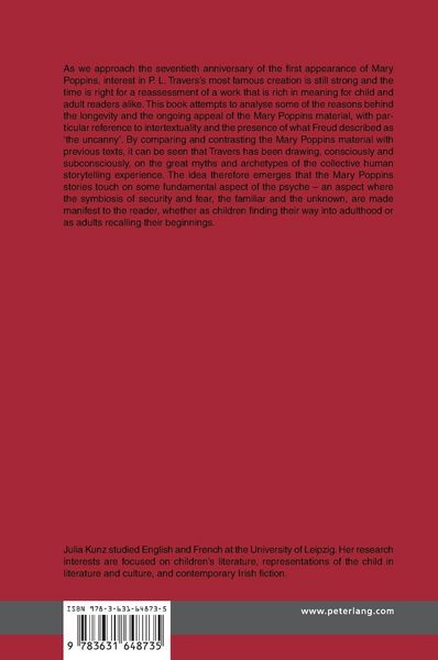 Produktbild: Intertextuality and Psychology in P. L. Travers&rsquo; &laquo;Mary Poppins&raquo; Books