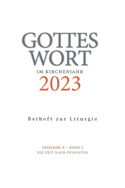 Gottes Wort im Kirchenjahr, Taschenbuch von Christoph Heinemann, Echter, 978-3-429-05833-3
