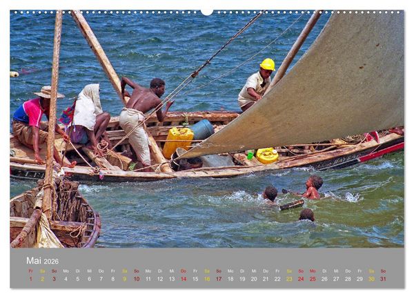 Produktbild: Lamu - Geheimtipp in Kenia (Wandkalender 2026 DIN A2 quer), CALVENDO Monatskalender