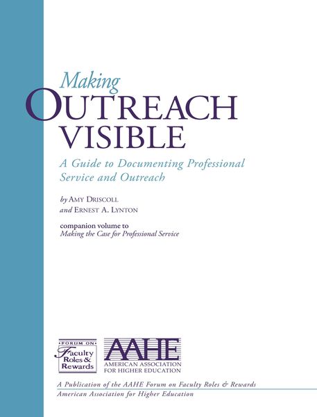 Produktbild: Making Outreach Visible