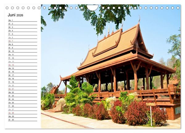 Produktbild: Thailand - Ein bezauberndes K&ouml;nigreich (Wandkalender 2026 DIN A4 quer), CALVENDO Monatskalender