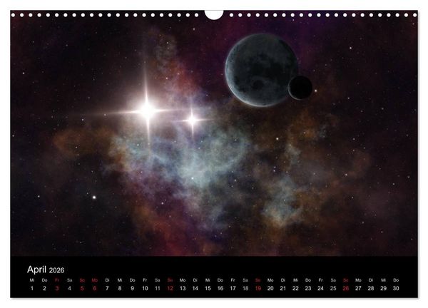 Produktbild: Ferne Welten (Wandkalender 2026 DIN A3 quer), CALVENDO Monatskalender