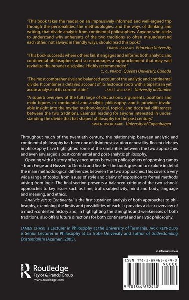 Produktbild: Analytic Versus Continental