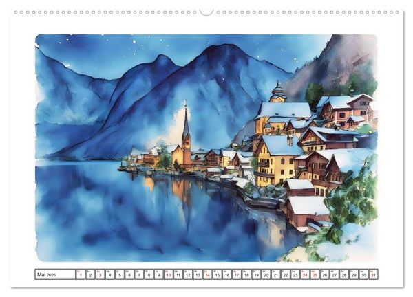 Produktbild: &Ouml;sterreich - Land mit Charme (Wandkalender 2026 DIN A2 quer), CALVENDO Monatskalender