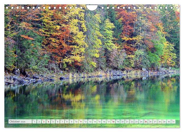 Produktbild: Mein Eibsee - Die Perle unterhalb der Zugspitze im Jahresverlauf (Wandkalender 2026 DIN A4 quer), CALVENDO Monatskalender