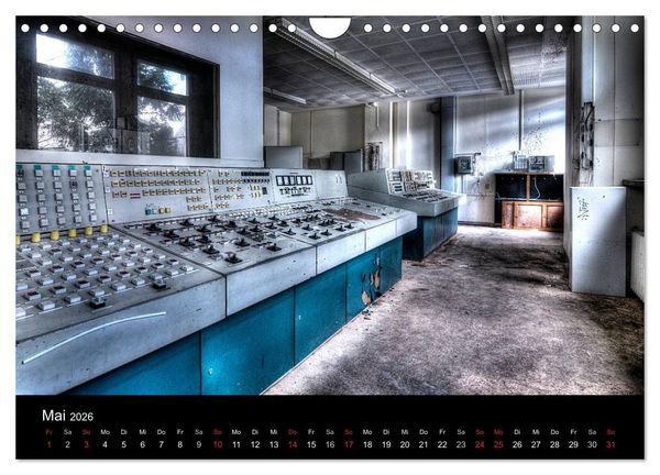 Produktbild: Verlassene Orte - Berlin - Brandenburg (Wandkalender 2026 DIN A4 quer), CALVENDO Monatskalender