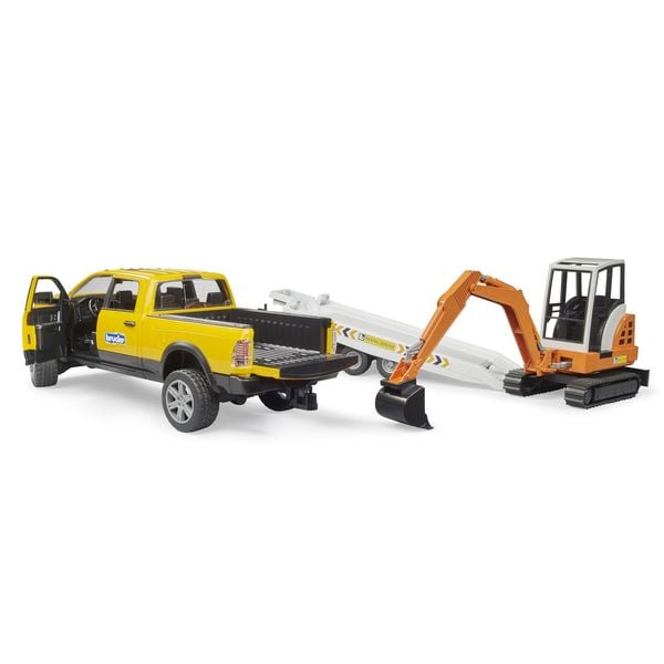 Produktbild: RAM 2500 Power Wagon Rental Service+Anh&auml;nger+Minibagger