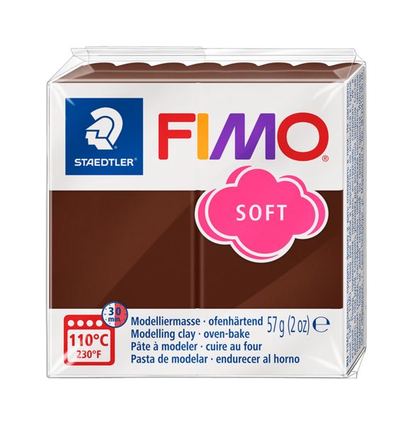 Produktbild: Modelliermasse FIMO soft | schokolade, 57 g