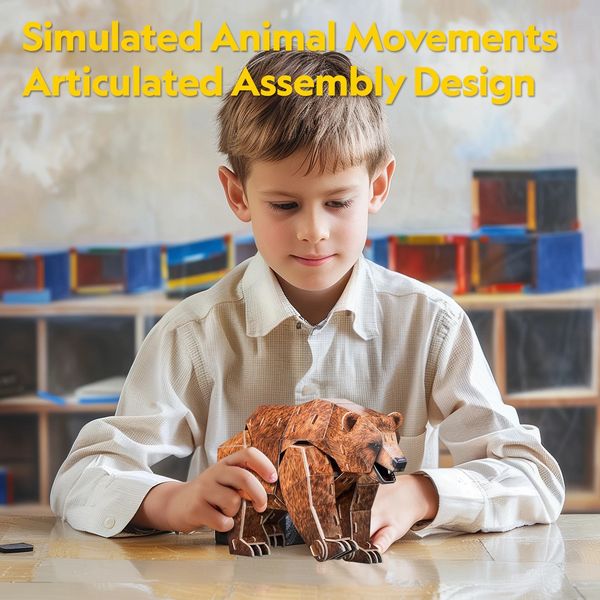 Produktbild: CUBICFUN - 3D Puzzle Braunb&auml;r 3D Puzzle 88 Teile