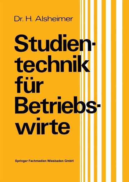 Produktbild: Studientechnik f&uuml;r Betriebswirte