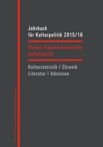 Produktbild: Jahrbuch f&uuml;r Kulturpolitik 2015/16