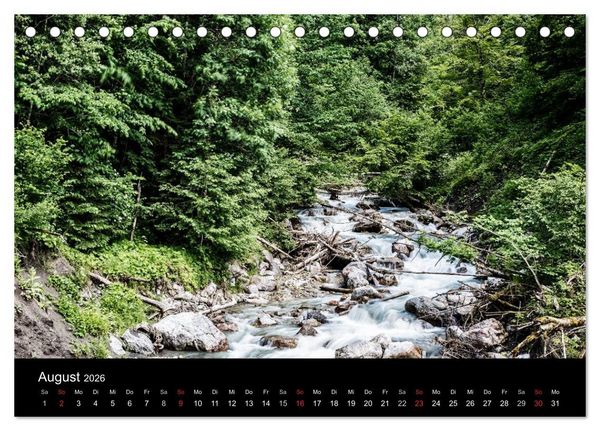 Produktbild: Bergblicke - Elmau (Tischkalender 2026 DIN A5 quer), CALVENDO Monatskalender
