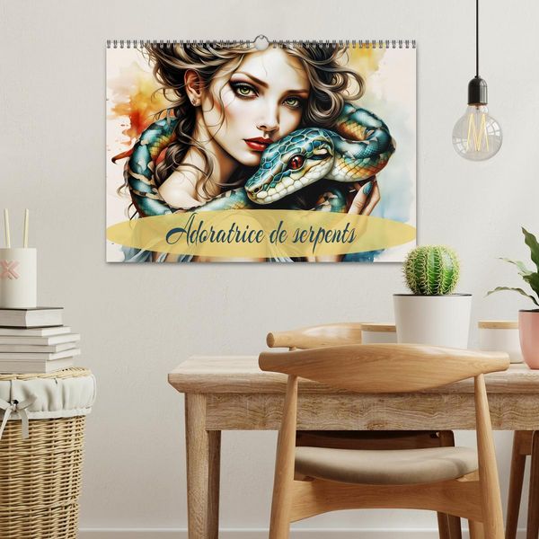 Produktbild: Adoratrice de serpents (Calendrier mural 2026 DIN A3 vertical), CALVENDO calendrier mensuel