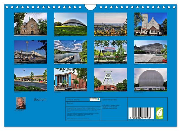 Produktbild: Bochum (Wandkalender 2026 DIN A4 quer), CALVENDO Monatskalender