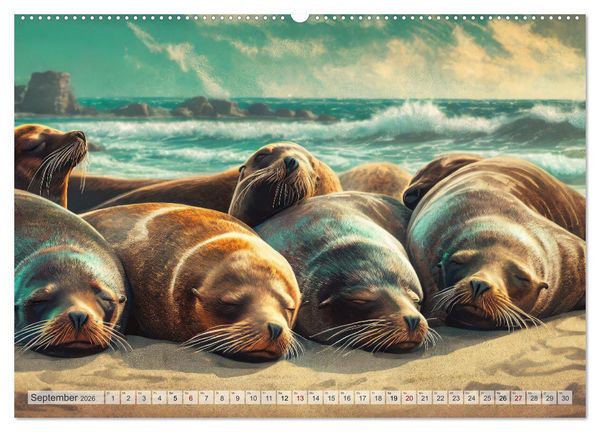 Produktbild: Nope - Heute Nicht (hochwertiger Premium Wandkalender 2026 DIN A2 quer), Kunstdruck in Hochglanz