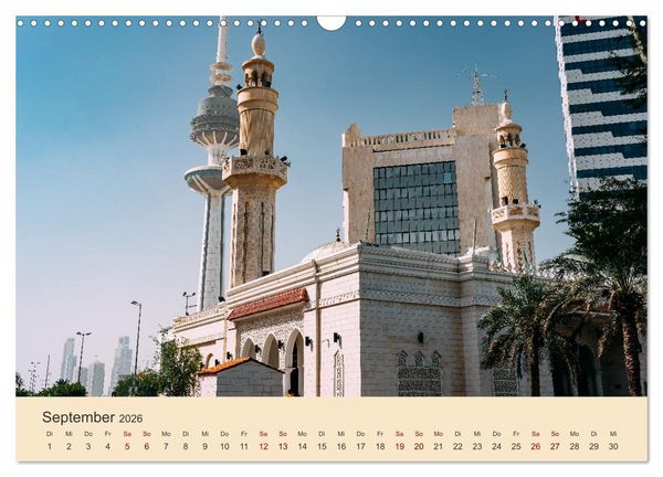 Produktbild: Kuwait - Moderne trifft Tradition (Wandkalender 2026 DIN A3 quer), CALVENDO Monatskalender