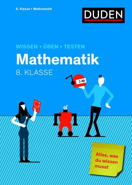 Wissen – Üben – Testen: Mathematik 8. Klasse, Taschenbuch von Karin Hantschel,Michaela Neumann-Kapp,Witschass,, Duden ein Imprint von Cornelsen Verlag