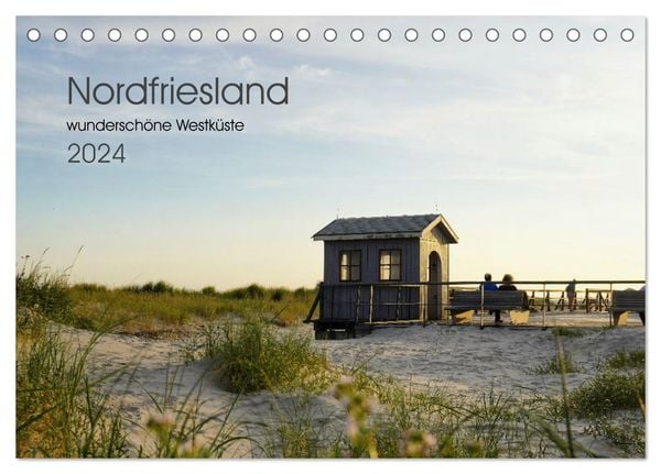 Produktbild: Nordfriesland - wundersch&ouml;ne Westk&uuml;ste (Tischkalender 2026 DIN A5 quer), CALVENDO Monatskalender