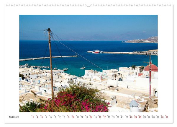 Produktbild: Griechischer Charme (Wandkalender 2026 DIN A2 quer), CALVENDO Monatskalender