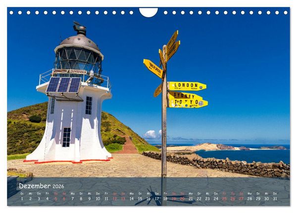 Produktbild: Traumorte entdecken: Neuseeland (Wandkalender 2026 DIN A4 quer), CALVENDO Monatskalender
