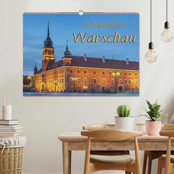 Produktbild: Ein Wochenende in Warschau (Wandkalender 2026 DIN A2 quer), CALVENDO Monatskalender