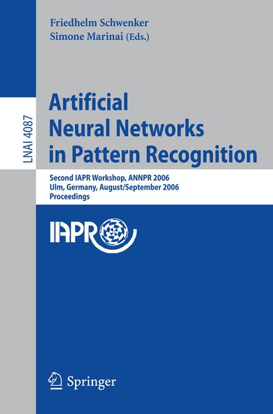 Produktbild: Artificial Neural Networks in Pattern Recognition