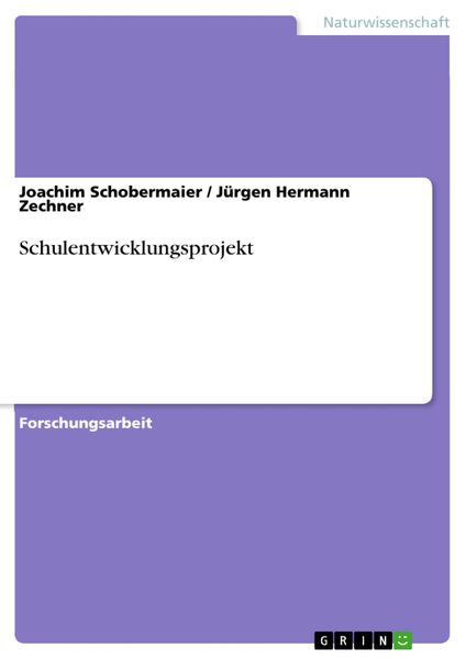 Produktbild: Schulentwicklungsprojekt